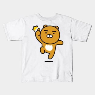 KakaoTalk Friends Hello! Ryan (카카오톡 라이언) 01 Jumping Joy Kids T-Shirt